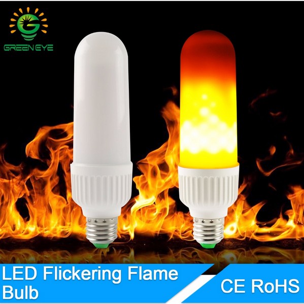 Μεγάλη Διακοσμητική Λάμπα με Εφέ Φλόγας - LED Flame Bulb Max 9W E27